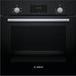 Bosch Series 2 Built-In Electric Single Oven - Black - A Rated