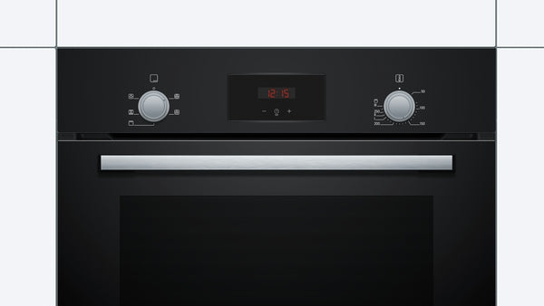 Bosch Series 2 Built-In Electric Single Oven - Black - A Rated