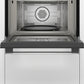 Bosch Series 4 Built-In Compact Microwave with Hot Air 60x45cm - Stainless Steel
