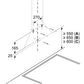 Bosch Series 2 Wall-Mounted Chimney Cooker Hood 60cm - Stainless Steel