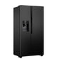 Teknix American fridge freezer THSBS1791INBIX, Black Steel