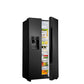 Teknix American fridge freezer THSBS1791INBIX, Black Steel