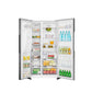 Teknix THSBS1791INX - Silver American Frost Free Fridge Freezer