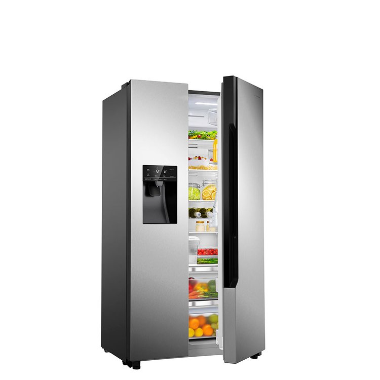 Teknix THSBS1791PLUX plumbed ice/water Side by Side Fridge Freezer