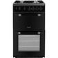 Hotpoint HD5G00KCB/UK Gas Cooker with Separate Grill, Black, A+ Rated