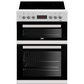 Beko KDC653W Ceramic Electric Cooker with Double Oven, White, A Rated