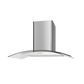Culina UBSCG90SS 90Cm Chimney Curved Glass Cooker Hood Stainless Steel