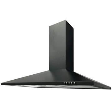 Culina UBSCH90BK 90cm Chimney Hood in Black 3 Speed B Rated